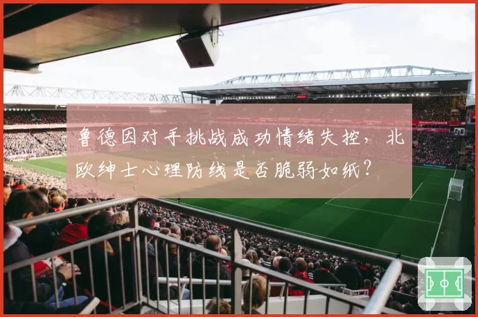 鲁德因对手挑战成功情绪失控,北欧绅士心理防线是否脆弱如纸?