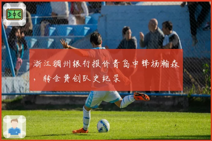 浙江稠州银行报价青岛中锋杨瀚森，转会费创队史纪录