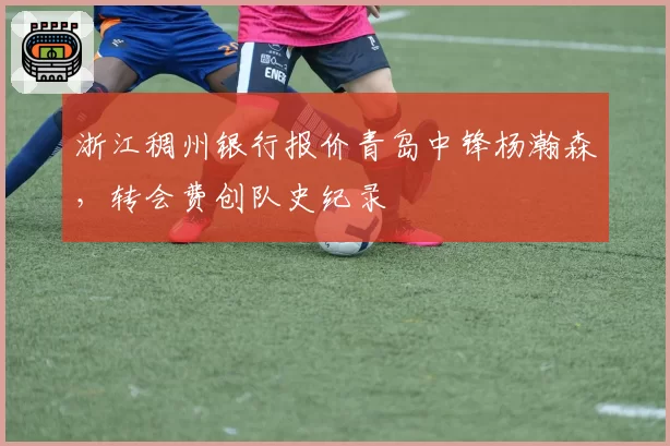 浙江稠州银行报价青岛中锋杨瀚森，转会费创队史纪录
